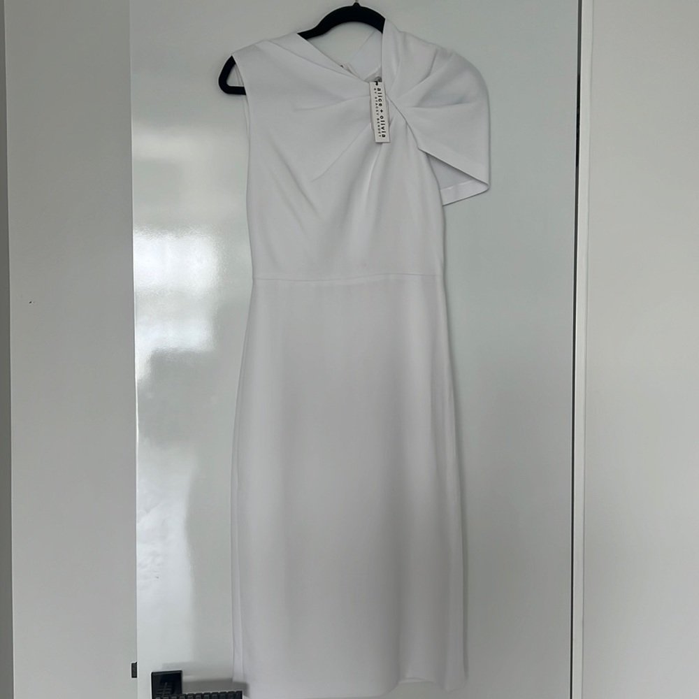 Alice and Olivia White Dress